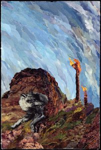 Önvédelem, 2002 (papírmozaik kollázs)